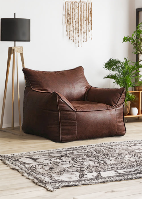 Brown Single Sofa, Furniture, Home 80cm W x 70cm H