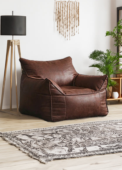 Brown Single Sofa, Furniture, Home 80cm W x 70cm H